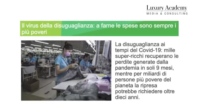 The study cited in the video: the super-rich recovered their pandemic losses in nine months; for the poorest, recovery could take more than ten years.