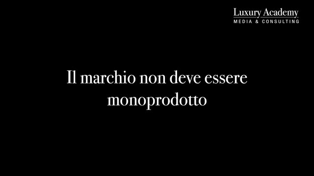 Third commandment: the brand must not be a single-product brand.