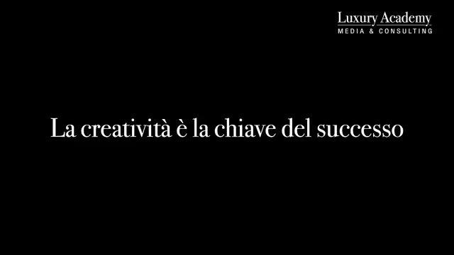 Fifth commandment: creativity is the key to success.