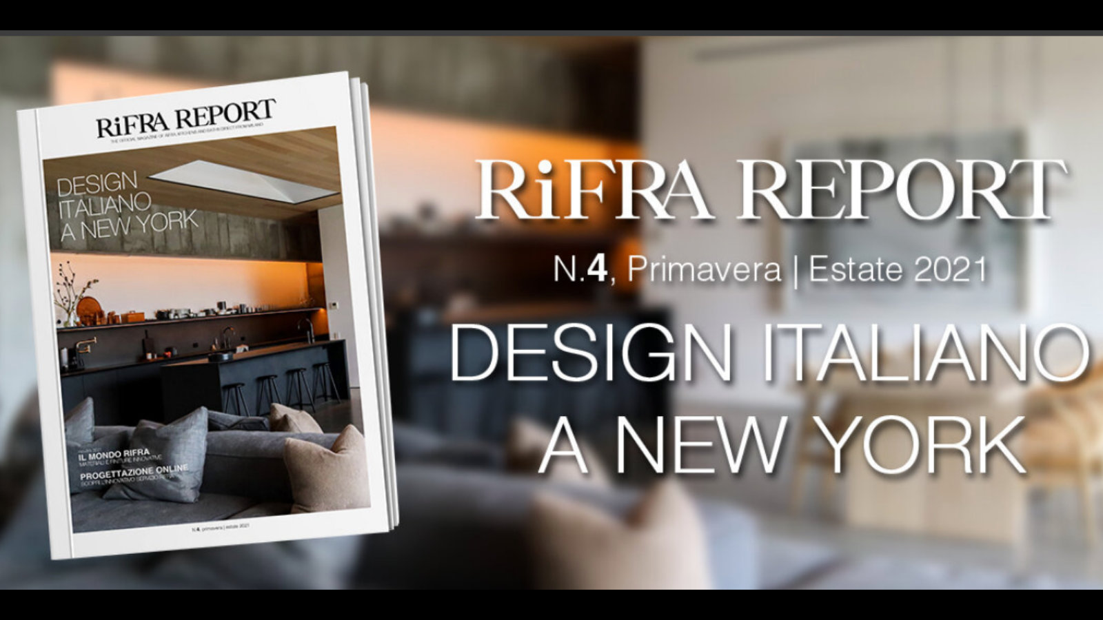 RiFRA Report, the magazine sent to clients' homes.