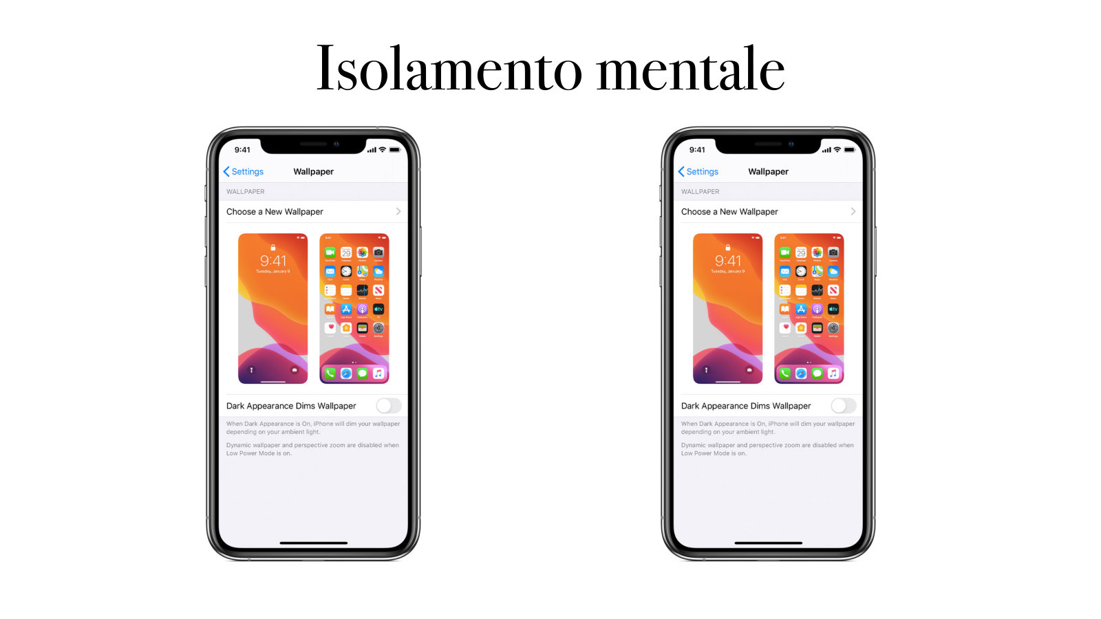 Due telefoni: uno per il lavoro, uno per lo svago.