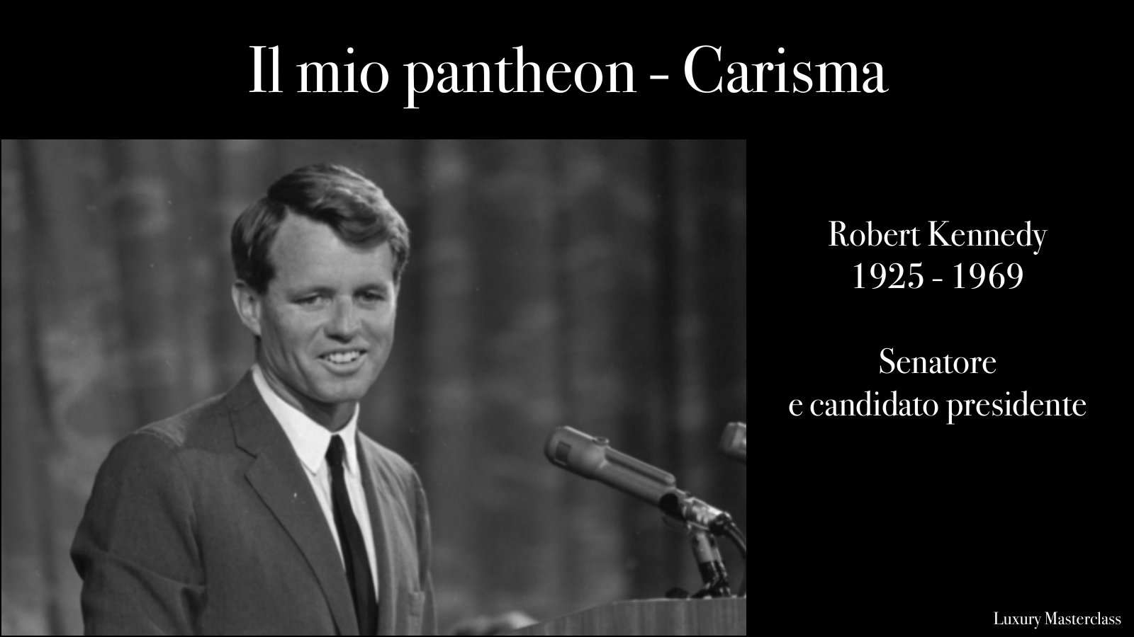 Robert Kennedy, 1925-1968, senatore e candidato alla presidenza.