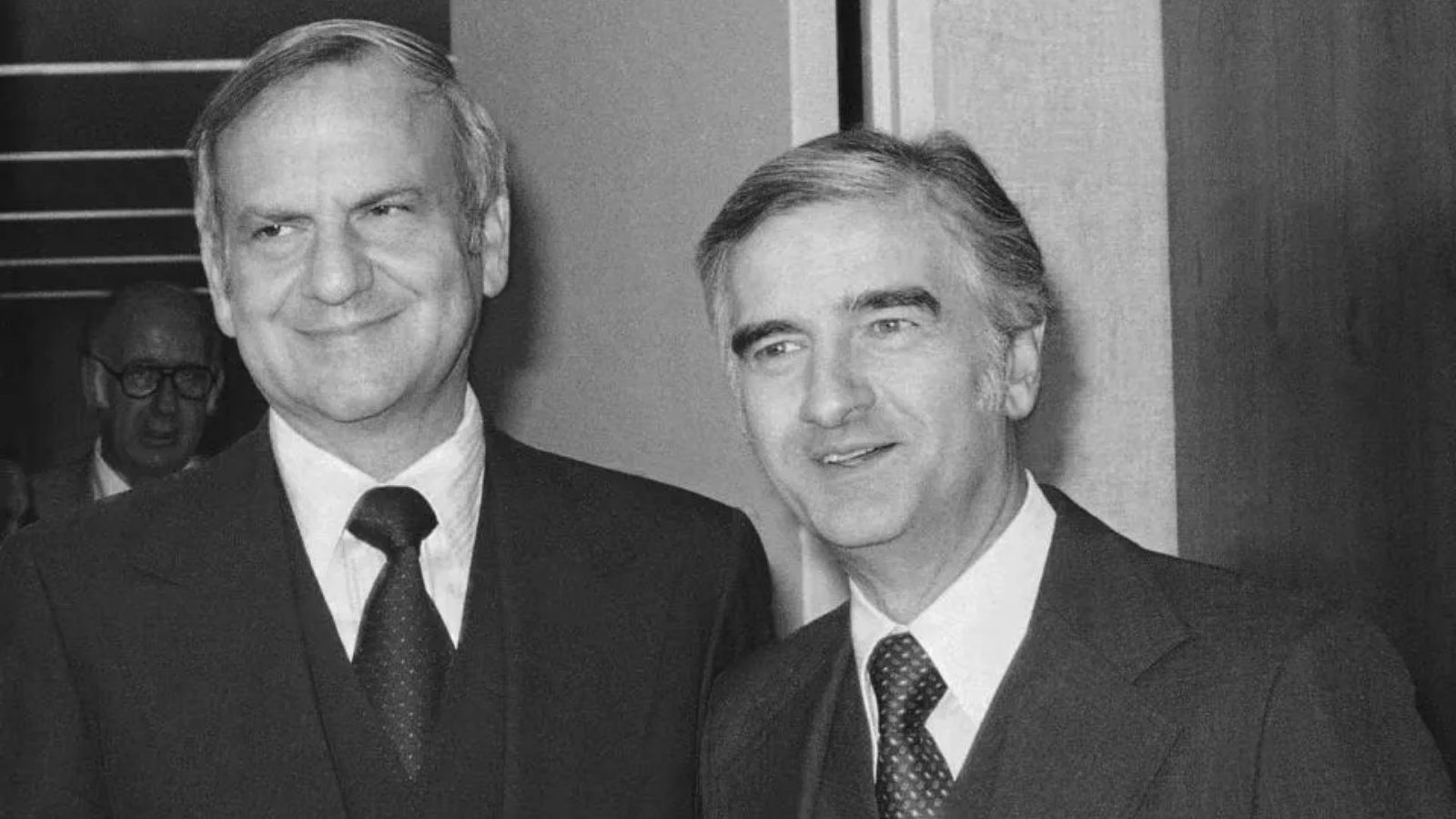 John Riccardo, presidente di Chrysler, e Lee Iacocca.