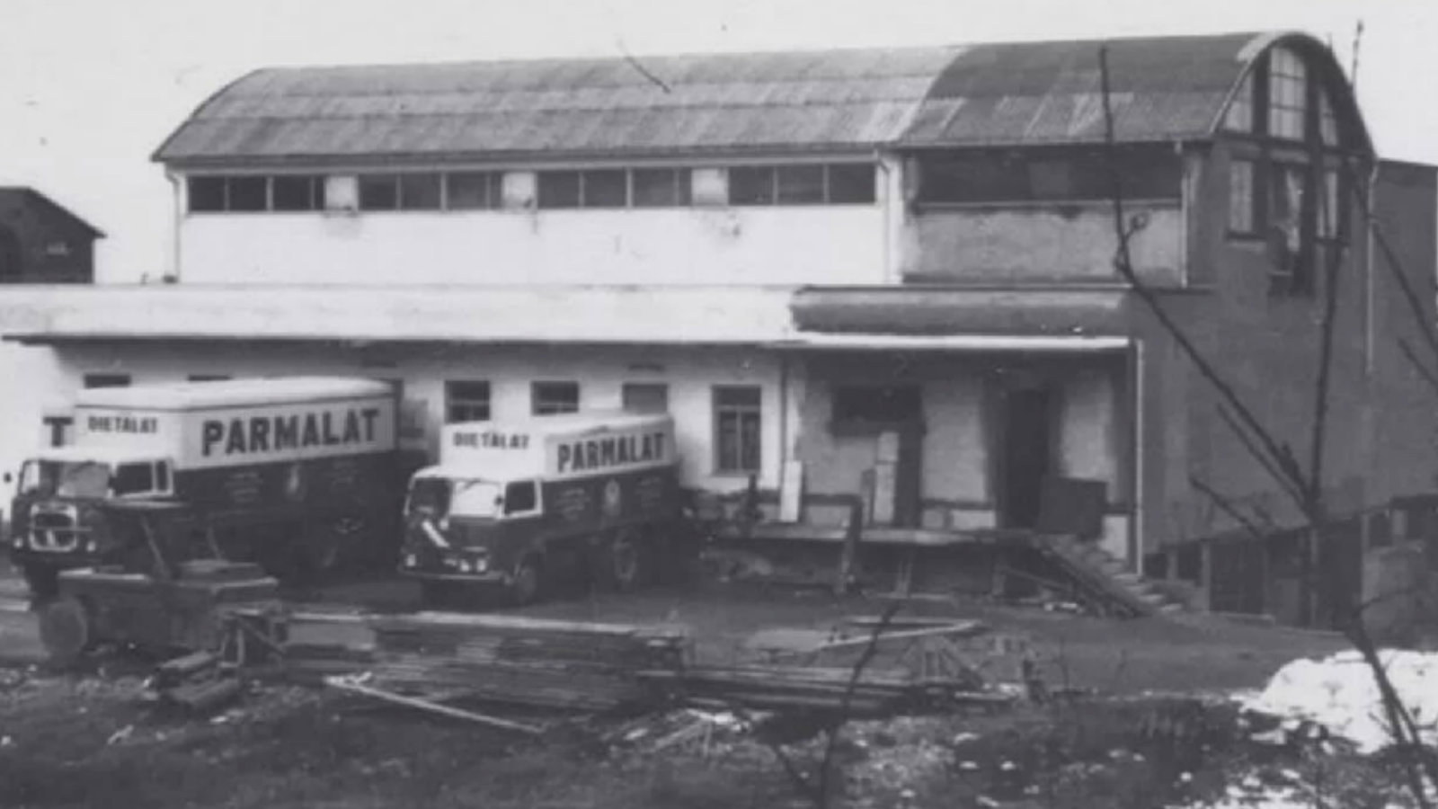 Lo stabilimento Parmalat di Collecchio negli anni '60.
