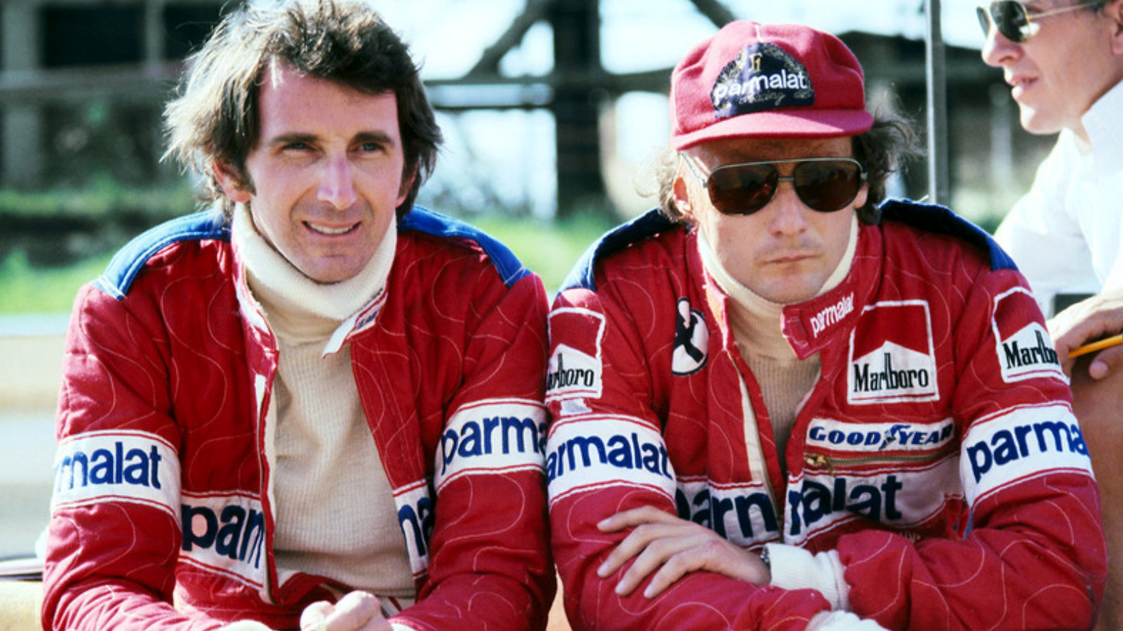 Niki Lauda con il cappellino Parmalat.