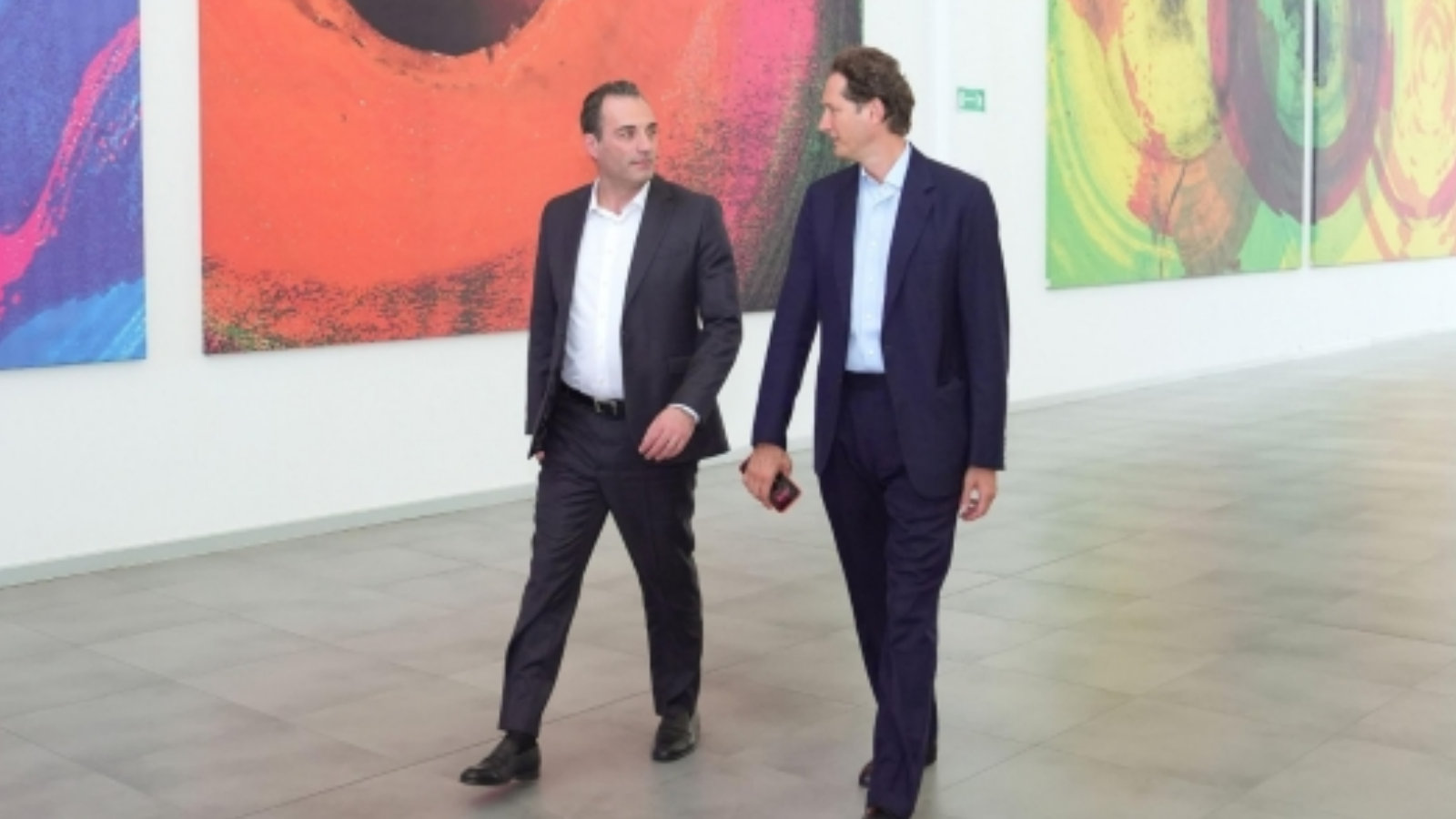 Antonio Filosa e John Elkann.