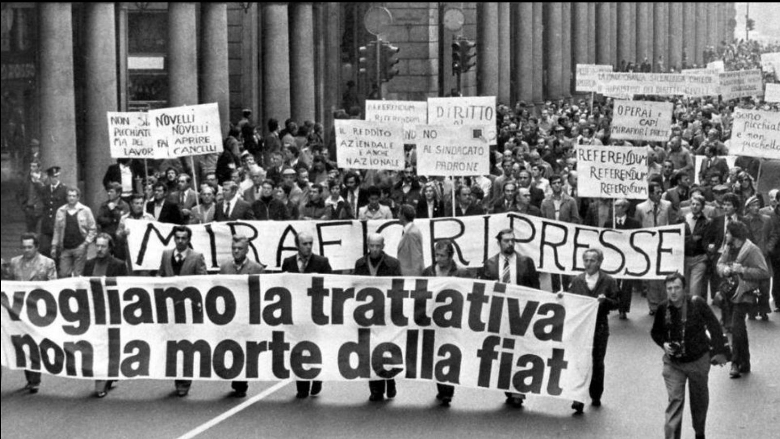 Turin, 14 October 1980: the march of the 40,000.